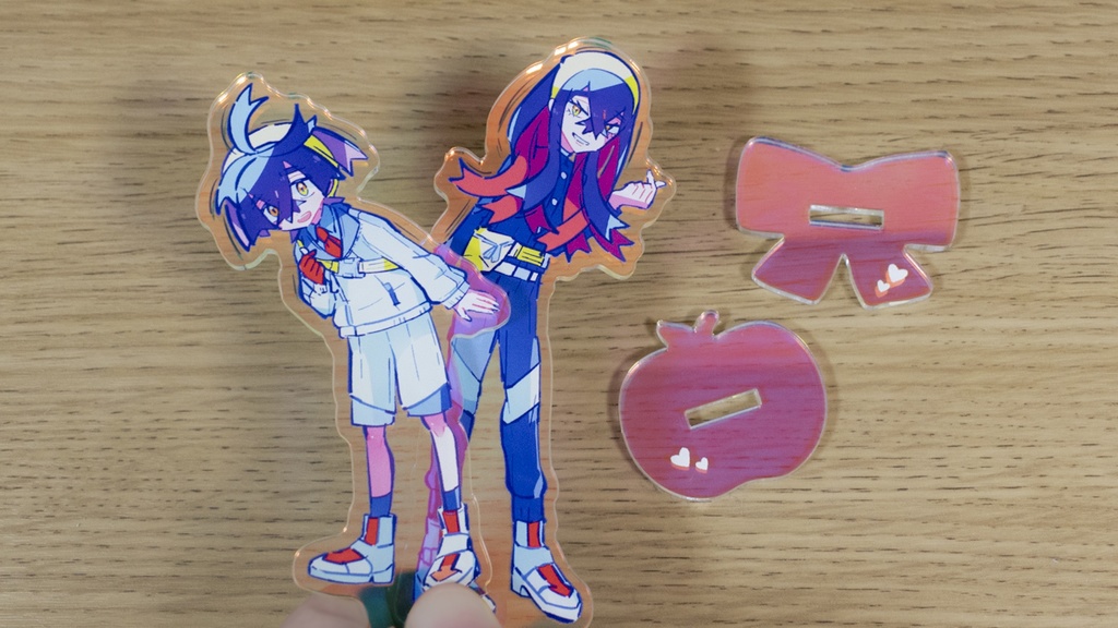 【再販】指ハートアクリルスタンド