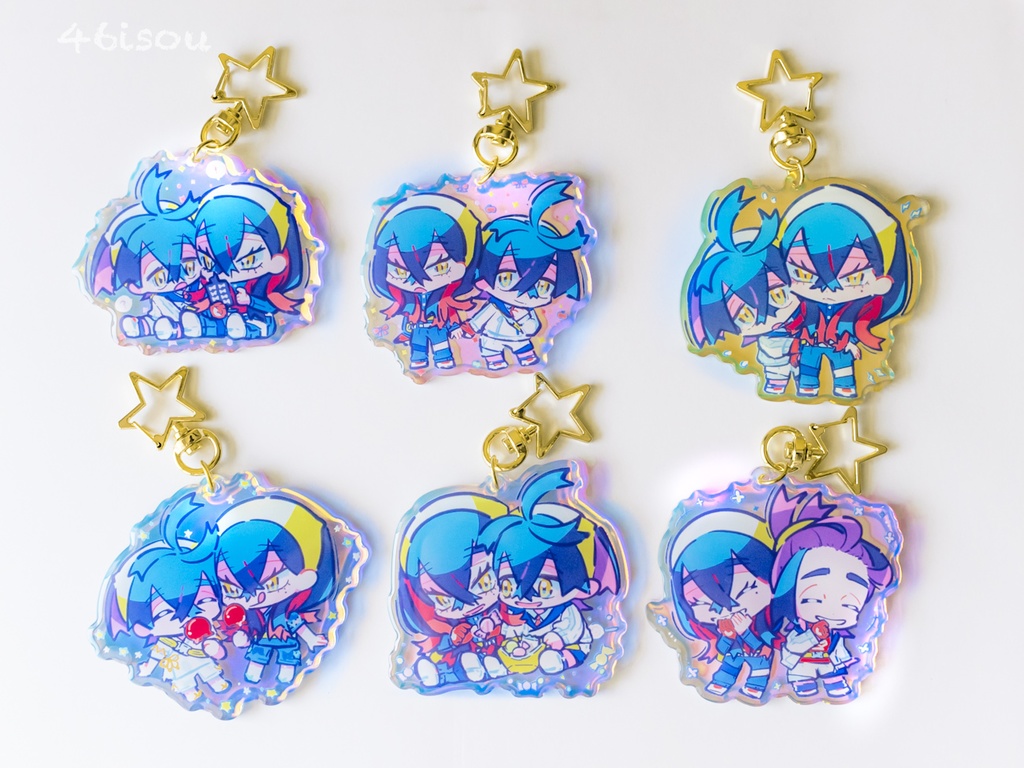 【再々版】キタカミ姉弟ドーミングオーロラアクキー