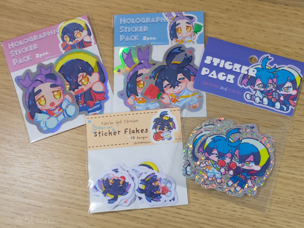 【再々版】キタカミ姉弟ステッカーセット