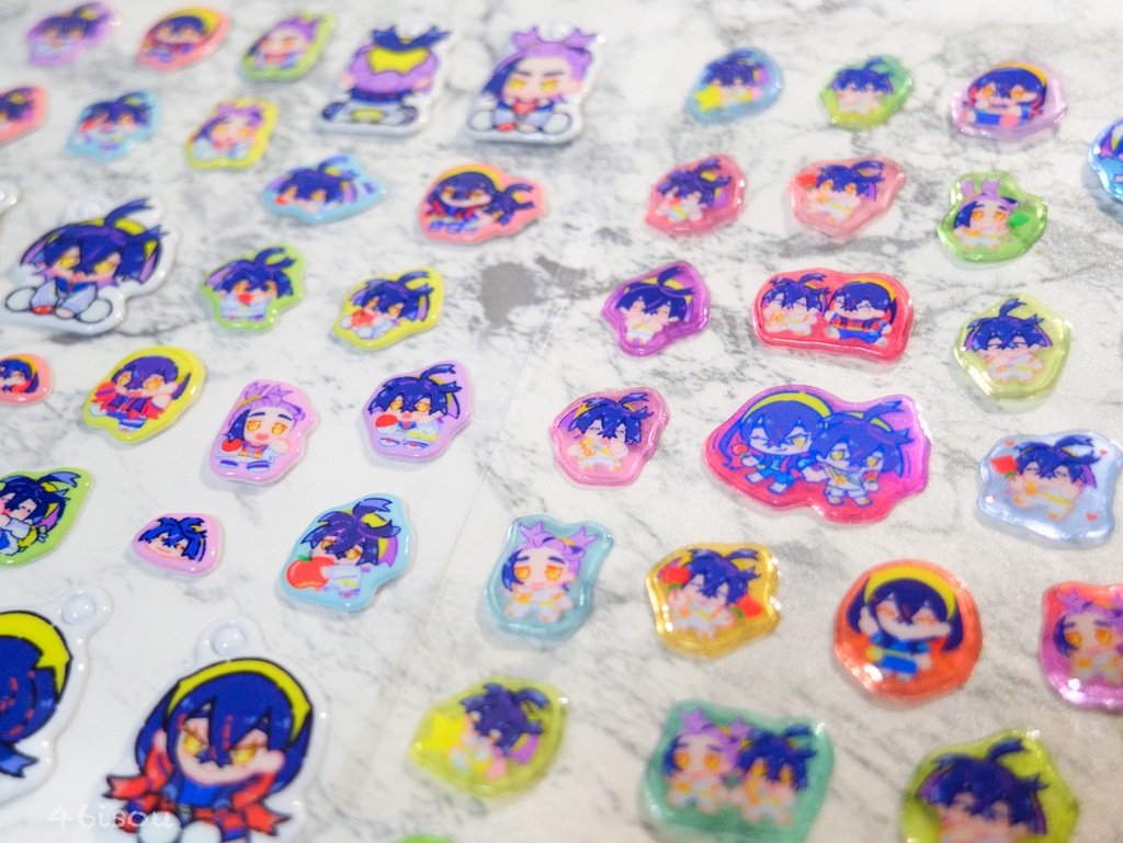 キタカミ姉弟ぷっくりシール