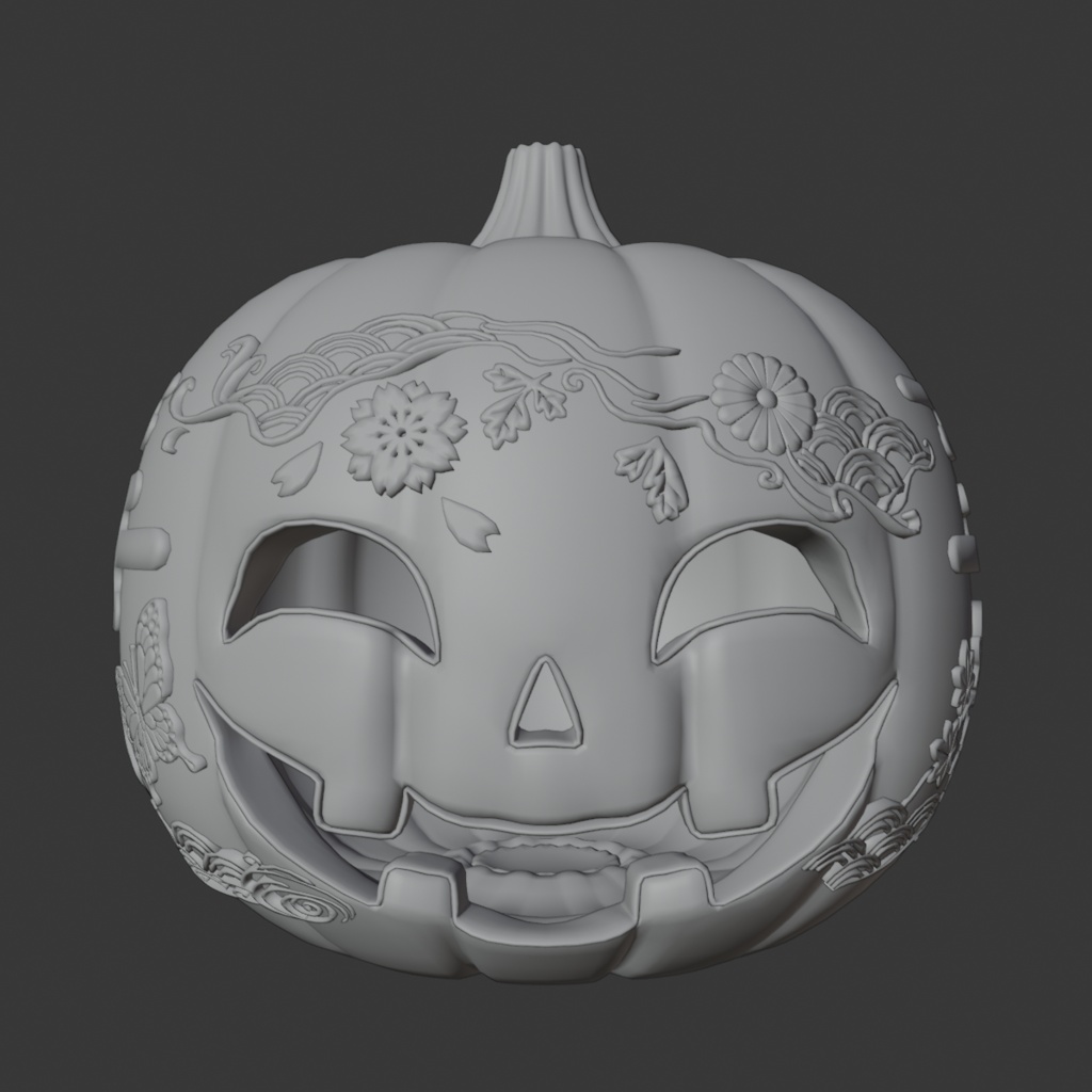 和風ハロウィンかぼちゃ