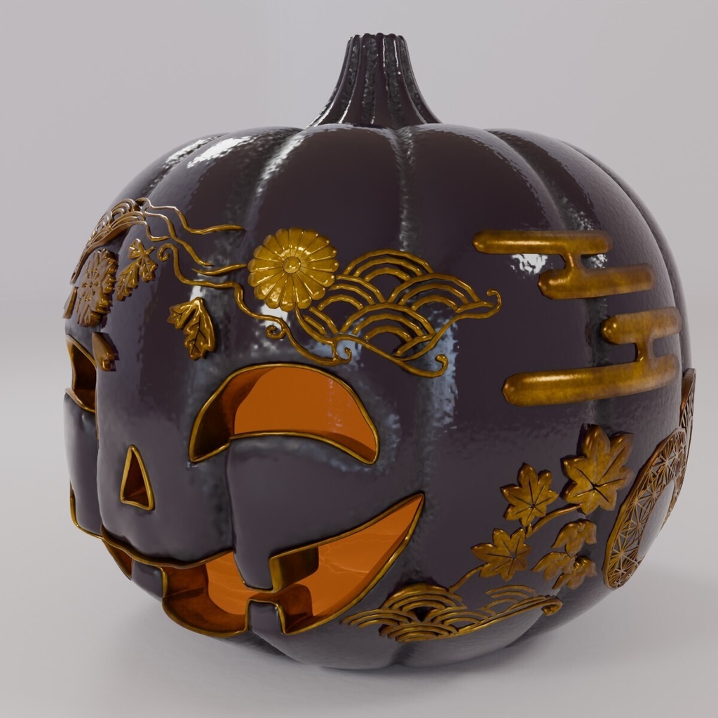 和風ハロウィンかぼちゃ