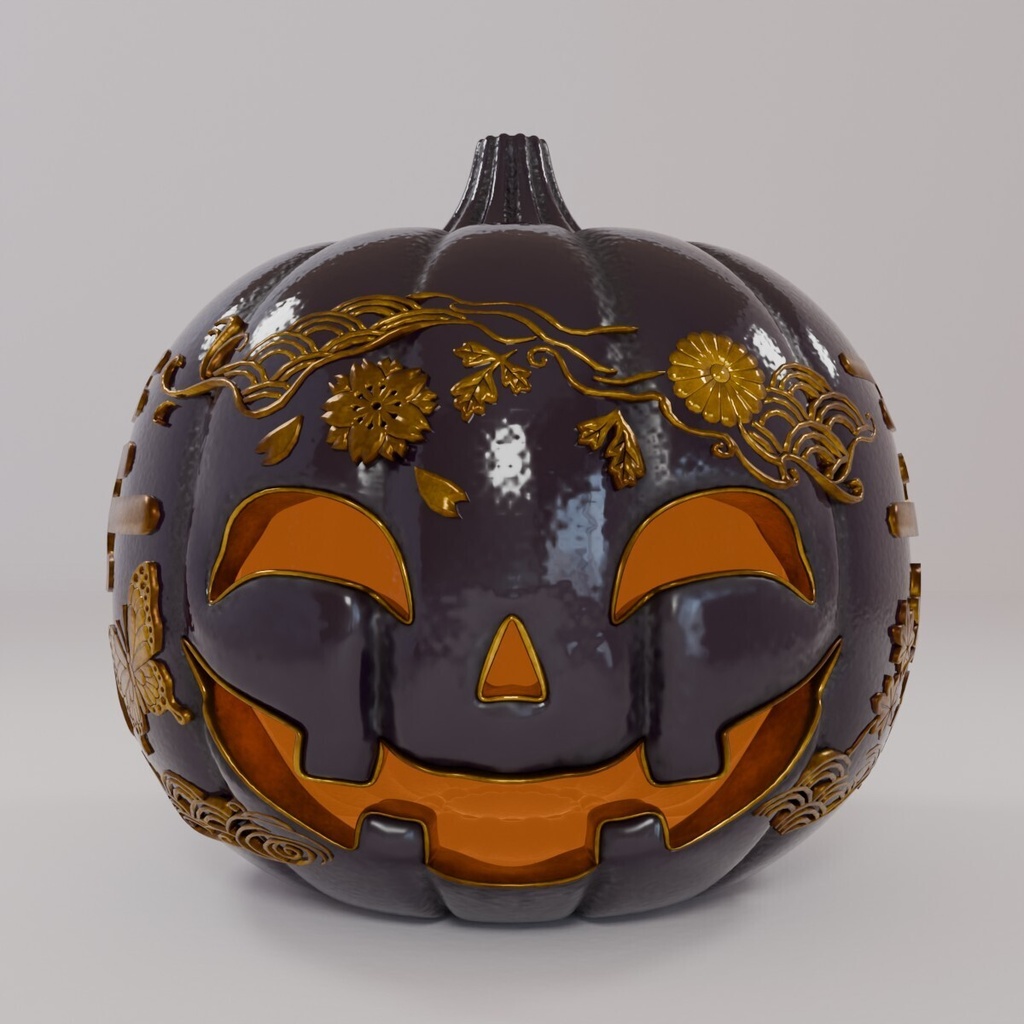 和風ハロウィンかぼちゃ