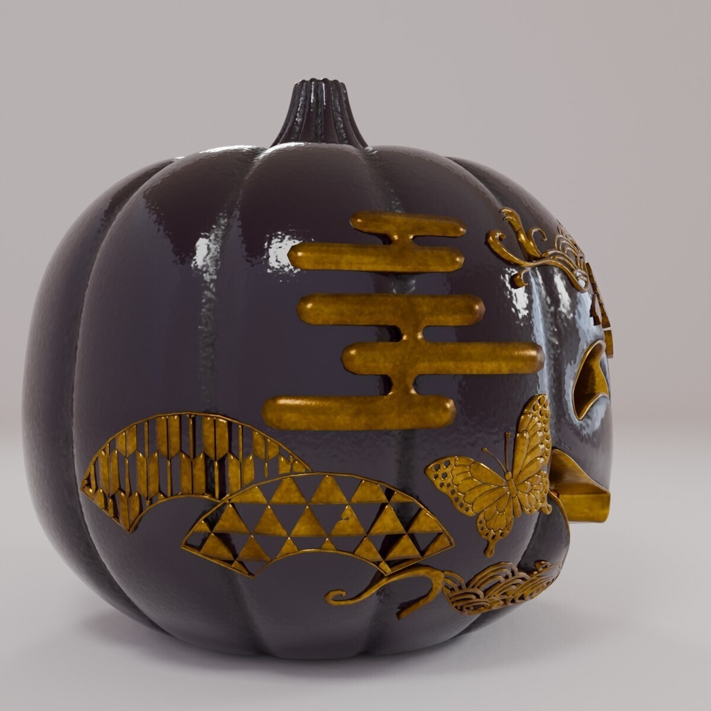 和風ハロウィンかぼちゃ
