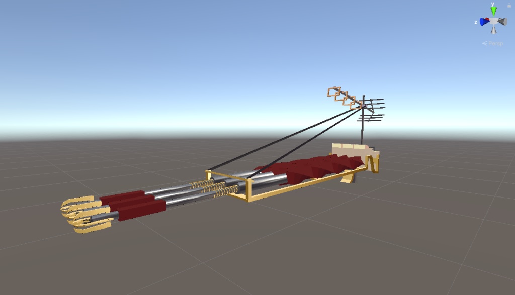 セレニウムむけ「空電供給式小型光波銃」セット