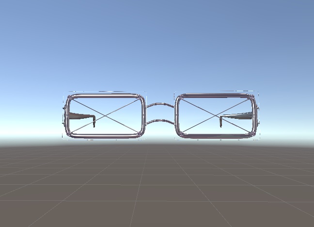 ガラステーブルメガネ