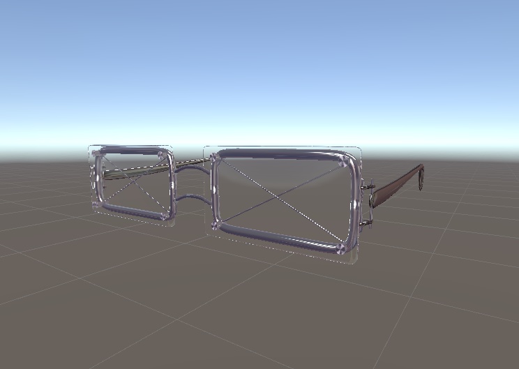 ガラステーブルメガネ