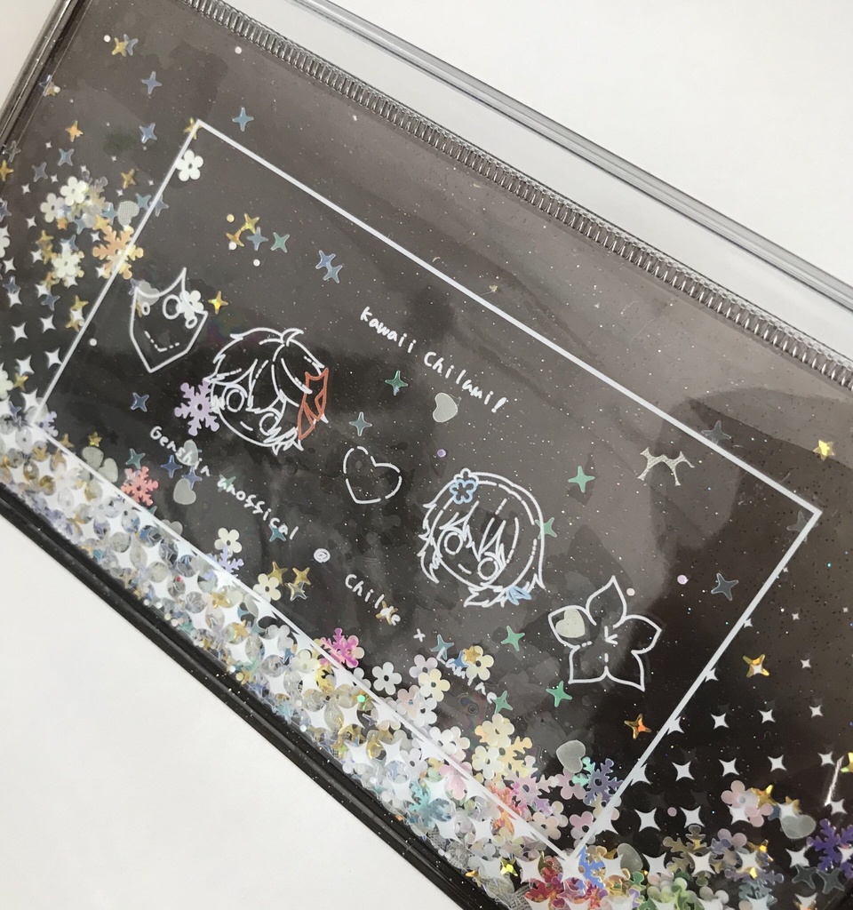 タル蛍 グリッター入りスライダーポーチ Chilumi Kanimiso6 Booth