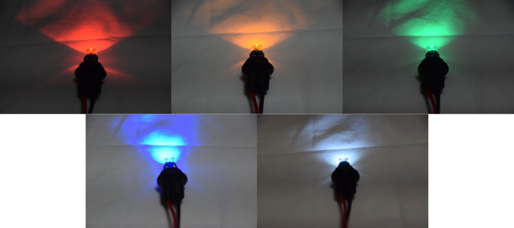 beatmania IIDXコントローラ用三和・芝ボタン両対応LEDランプ