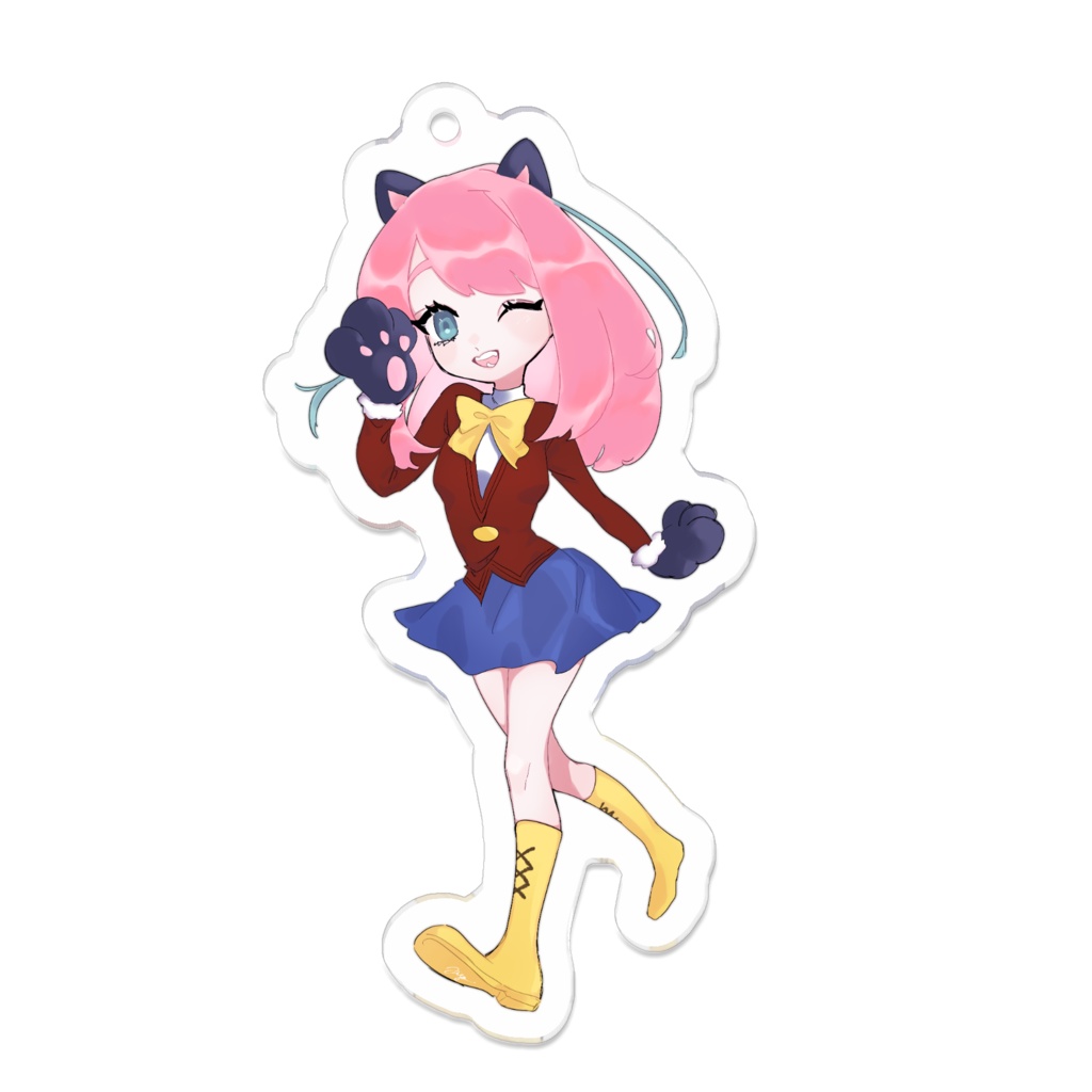 橋本にゃーアクキー 7cm