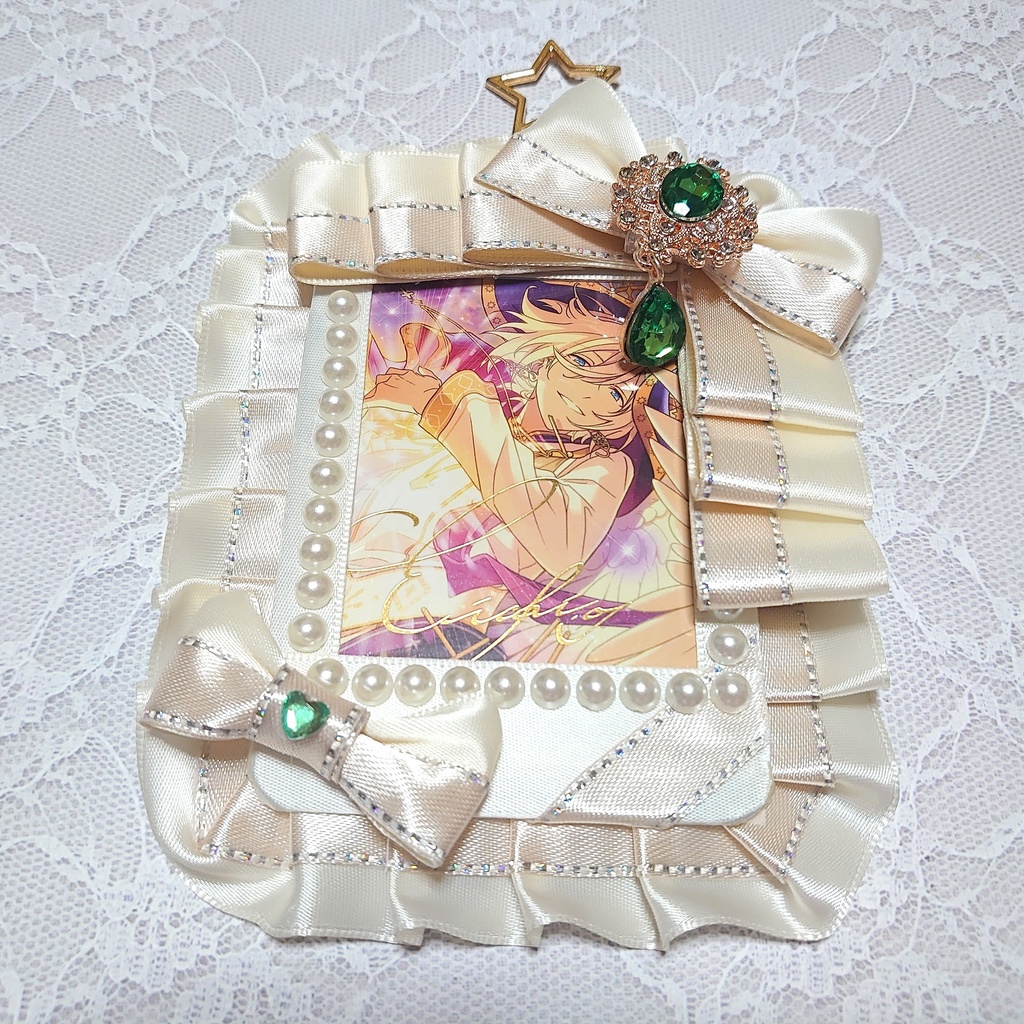 【アイボリー/硬質デコケース⑧】