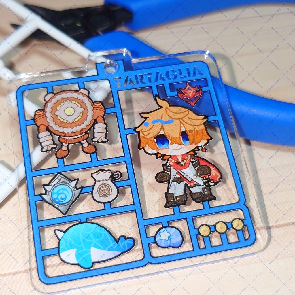 ランナー風アクリルキーホルダー