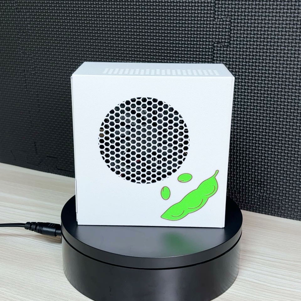 DeskMini対応「ずんだもんPCケース」(ASA製3Dプリント品)