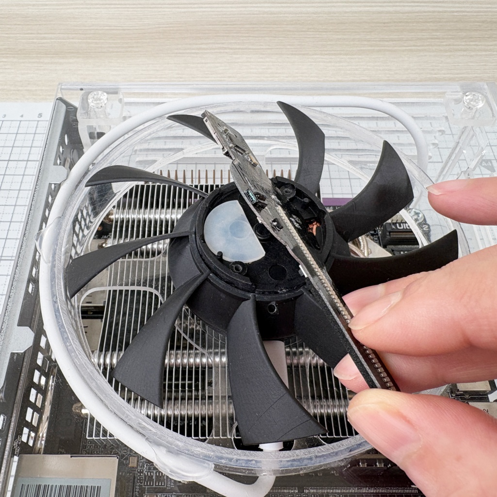 【3Dプリント品】バーサライタ用・回転同期ファンブレード(3Dホログラム用)