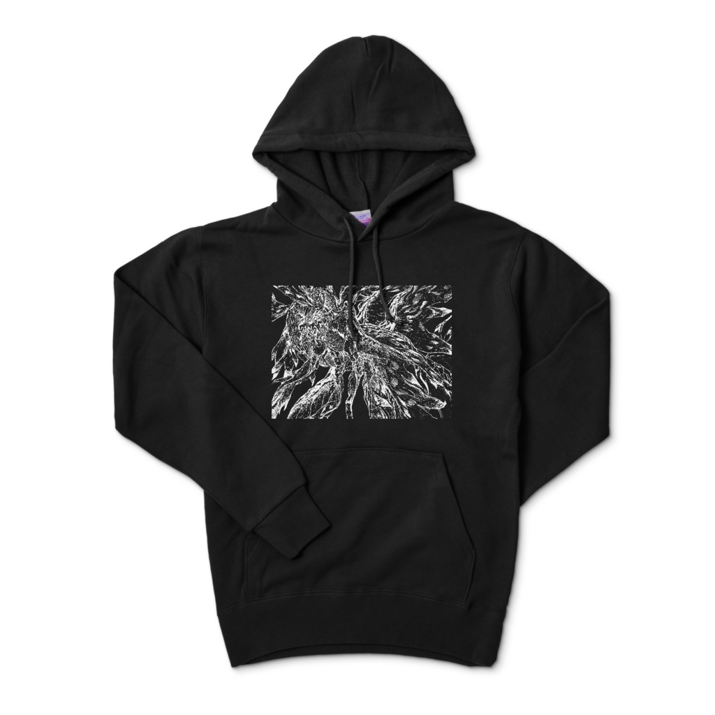 黒パーカー 龍