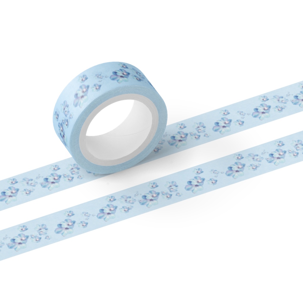 2020.1✽花柄(ブルー)