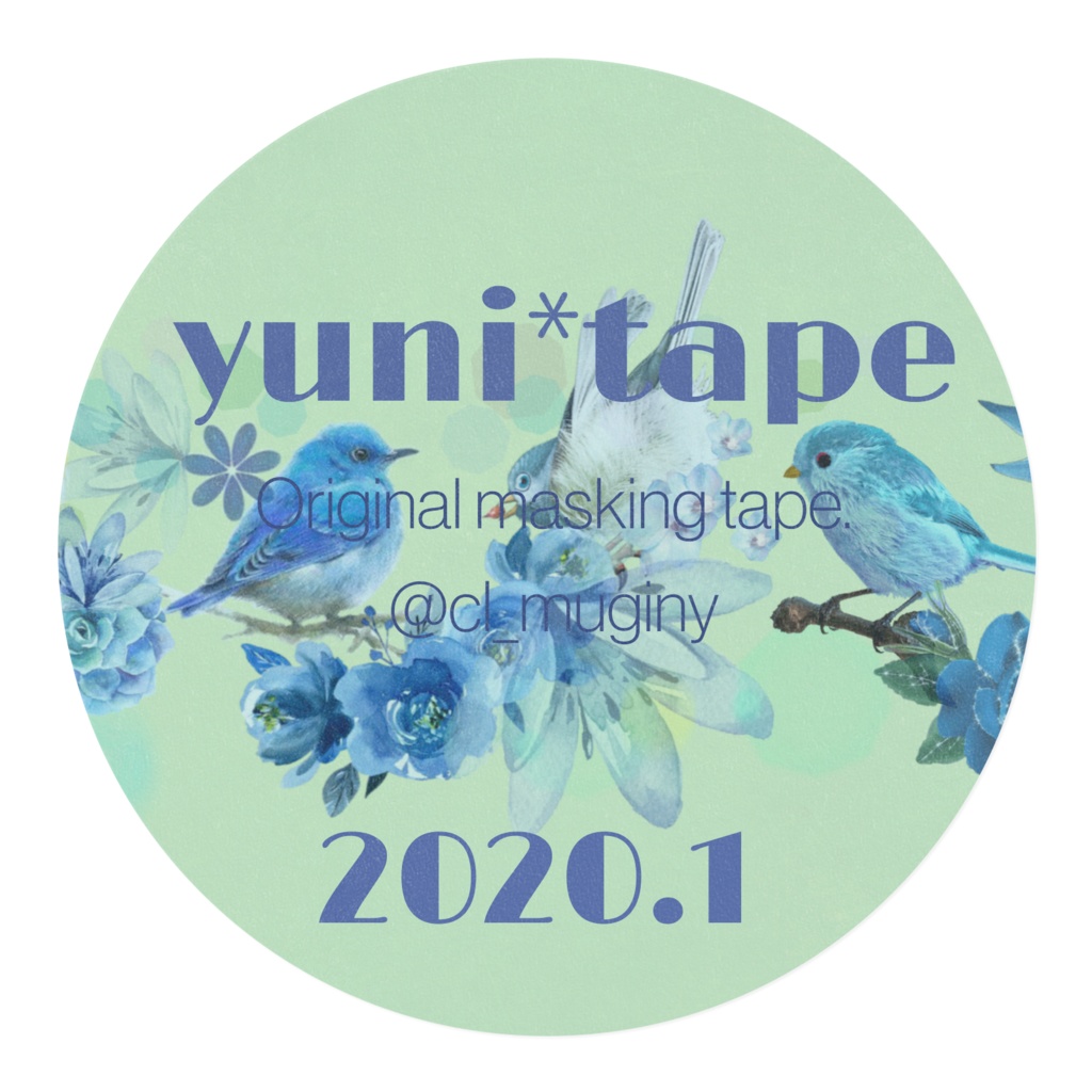 2020.1✽Blue bird&flower