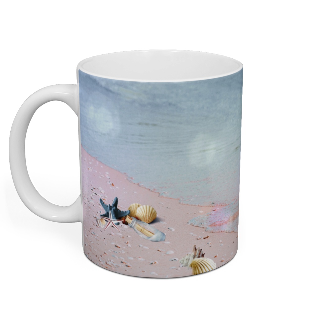 海と砂浜✽マグカップ