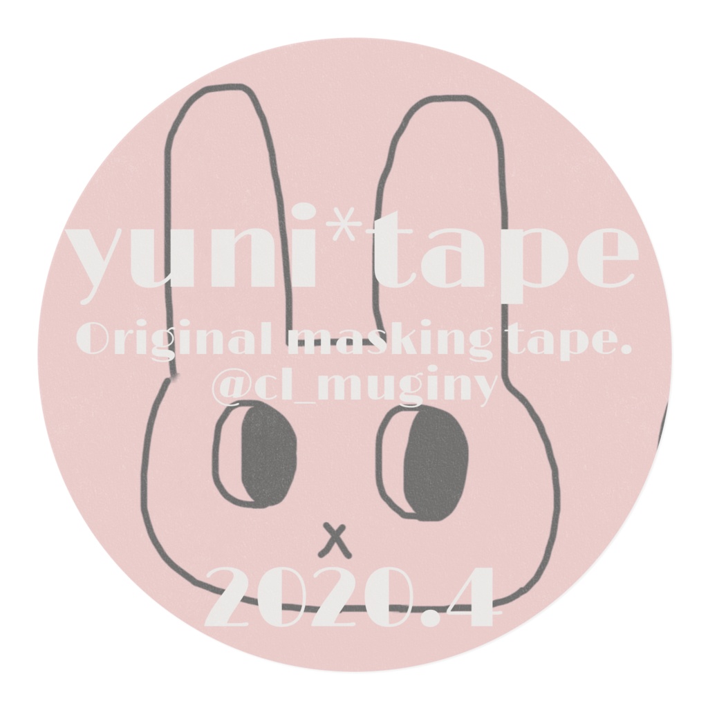 じろめうさちゃんマステ✽2020.4