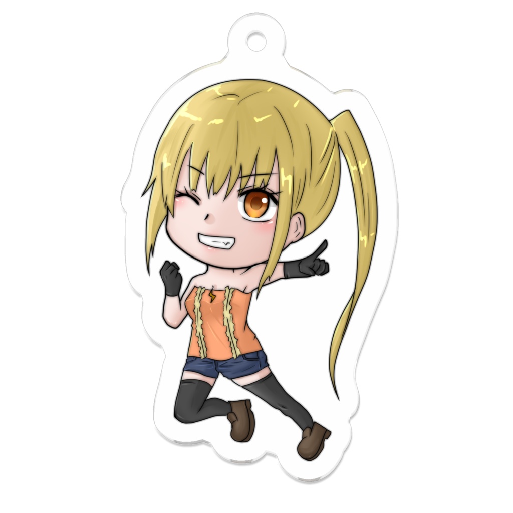 雷鳴綾乃 デフォルメアクキー