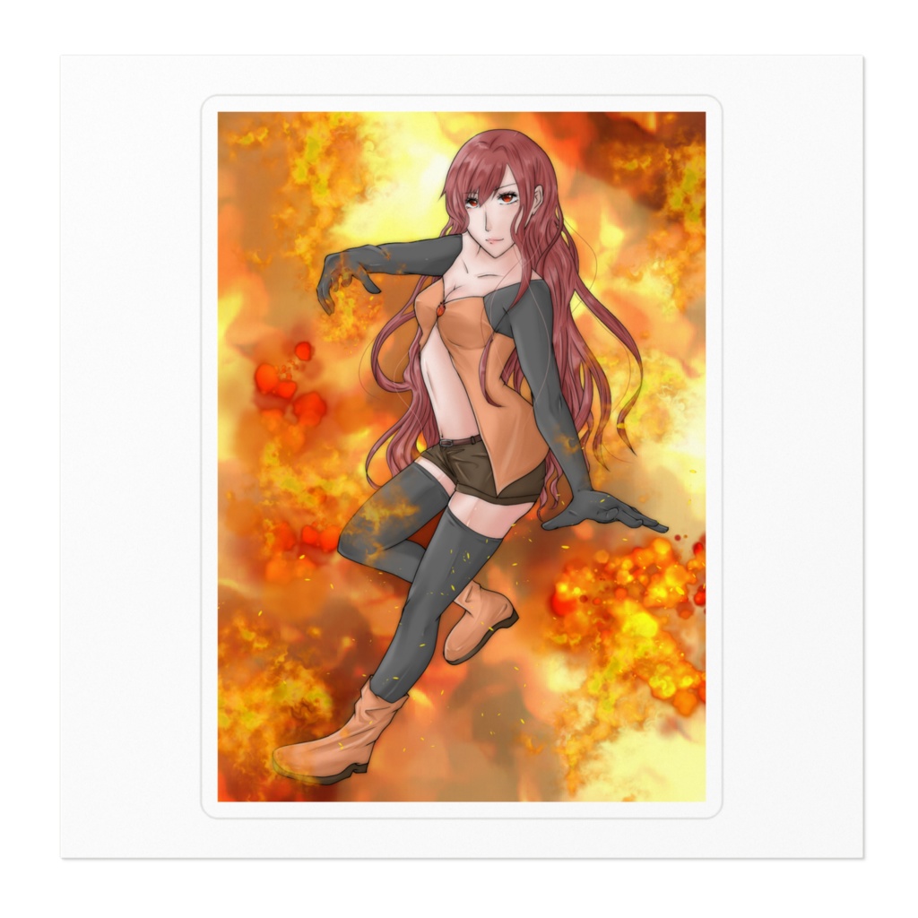 火野空奈 ステッカー