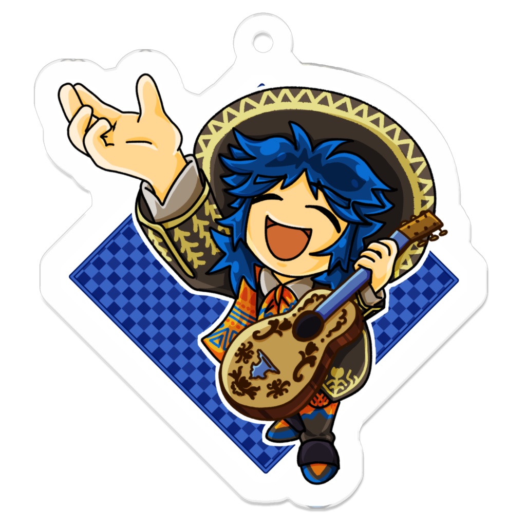 【ロマサガRS】リュート　アクリルキーホルダー