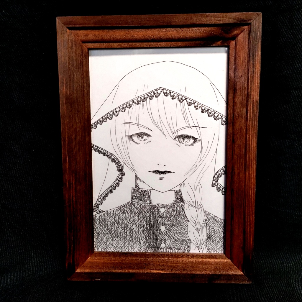 額装原画：D