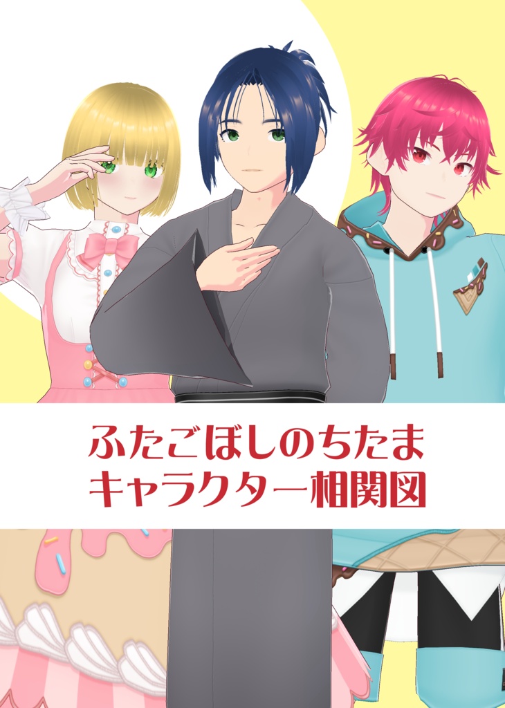 ふたごぼしのちたまキャラクター相関図