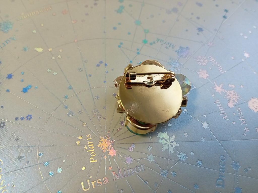 二振一具ビジューブローチ 源氏兄弟イメージアクセ