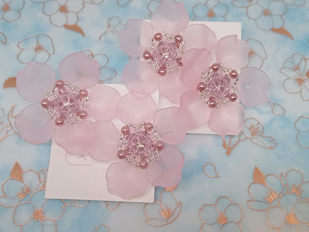 【花逍遥】桜の耳飾り
