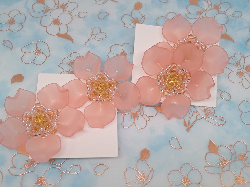 【花逍遥】桜の耳飾り