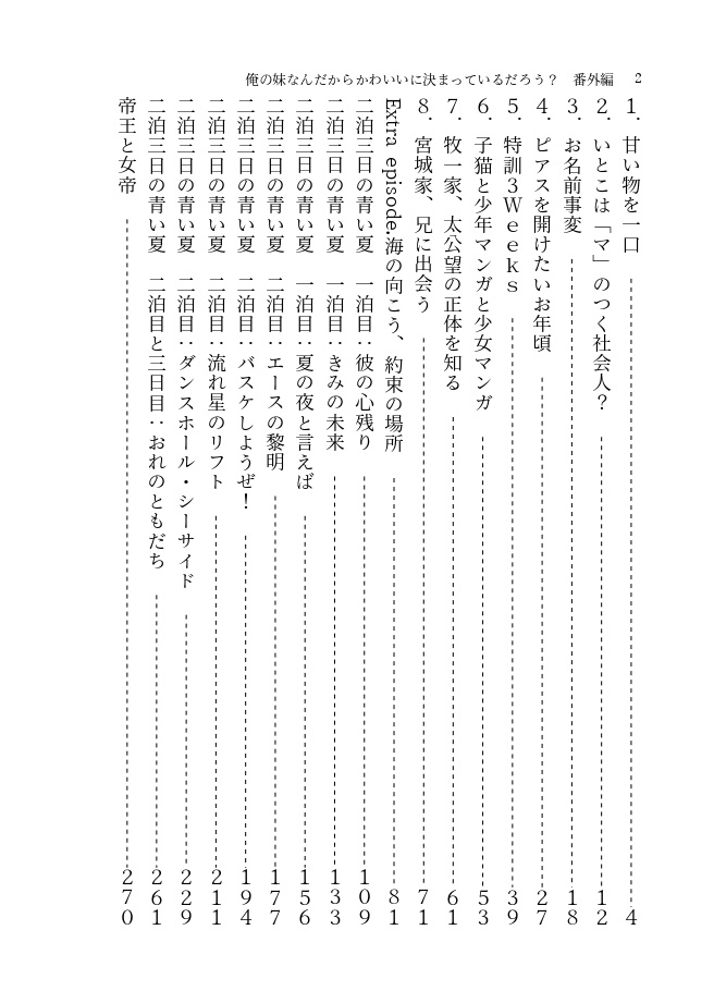 アウト・オブ・バウンズ1(俺の妹なんだからかわいいに決まっているだろう?番外編)