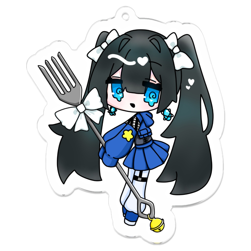 創作アクリルキーホルダー(たると)