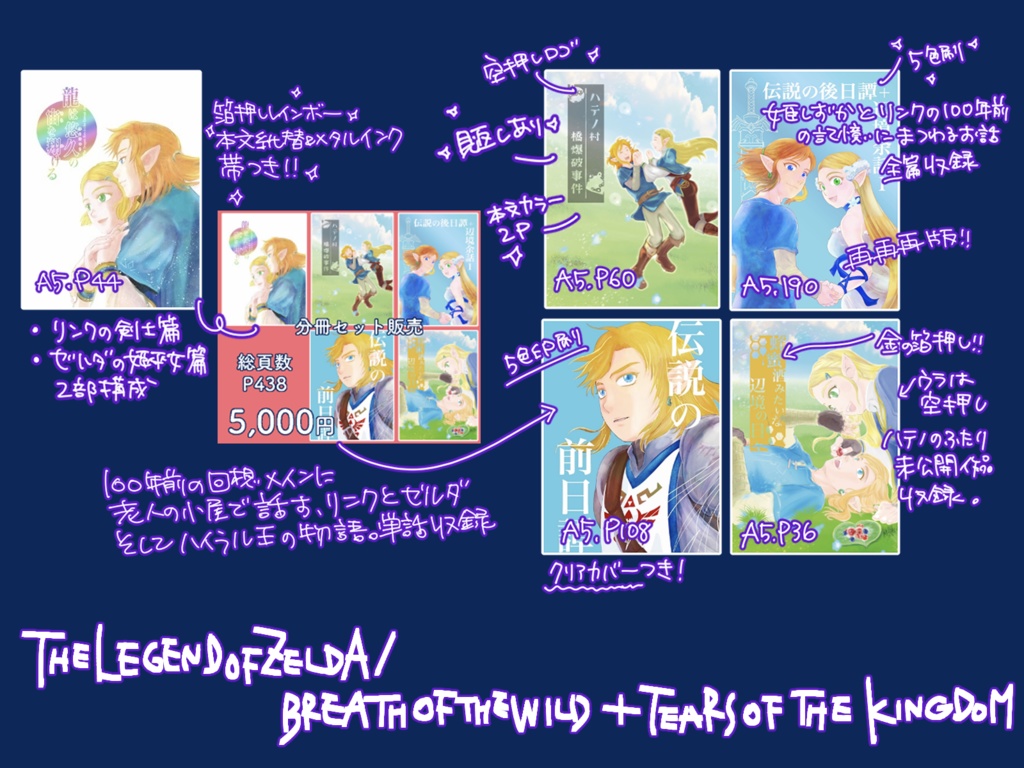 BotW&TotK分冊全巻５冊セット