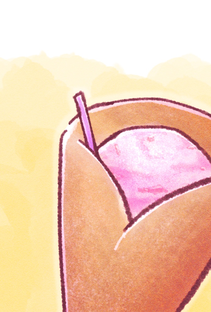 オリジナルポストカード アイス