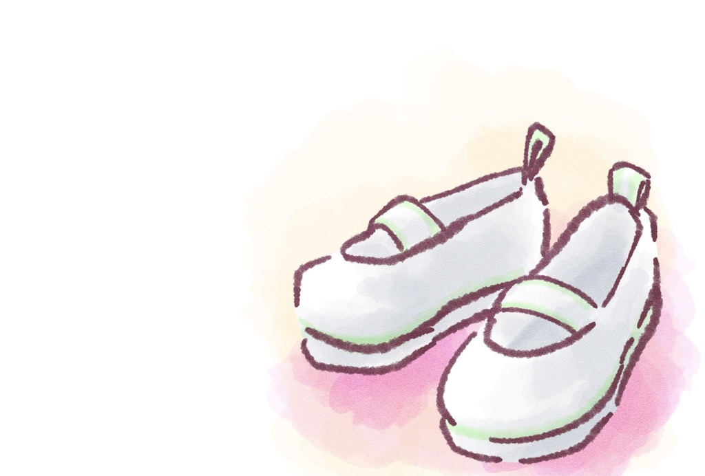 オリジナルポストカード 上靴