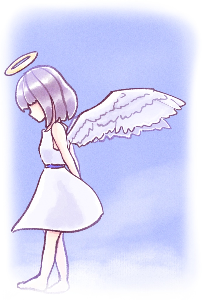オリジナルポストカード 天使