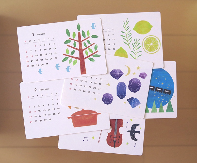 2019卓上カレンダー