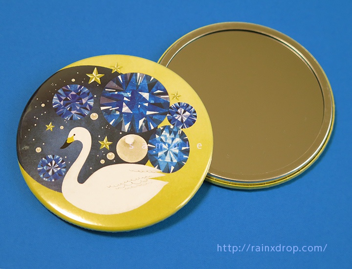 76mm缶ミラー「白鳥」