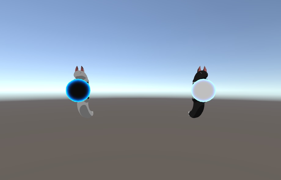 二つの狐玉 - 双狐