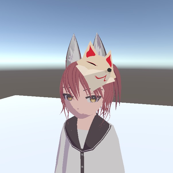 【汎用】キツネお面 - 狐ゃ庵アイテム