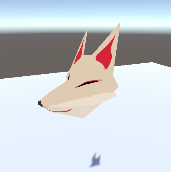 【汎用】キツネお面 - 狐ゃ庵アイテム