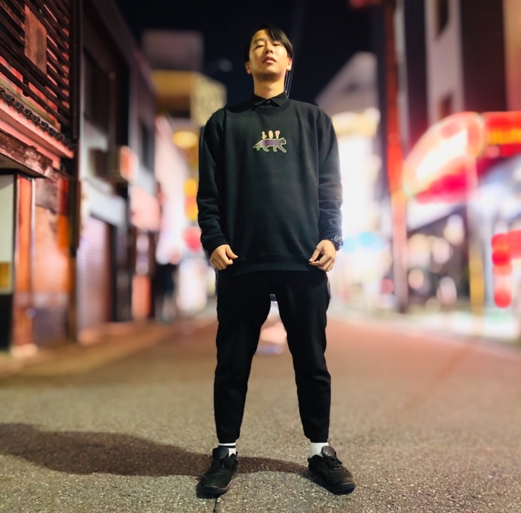 『LOP x KuroNeko』-Black Sweat-