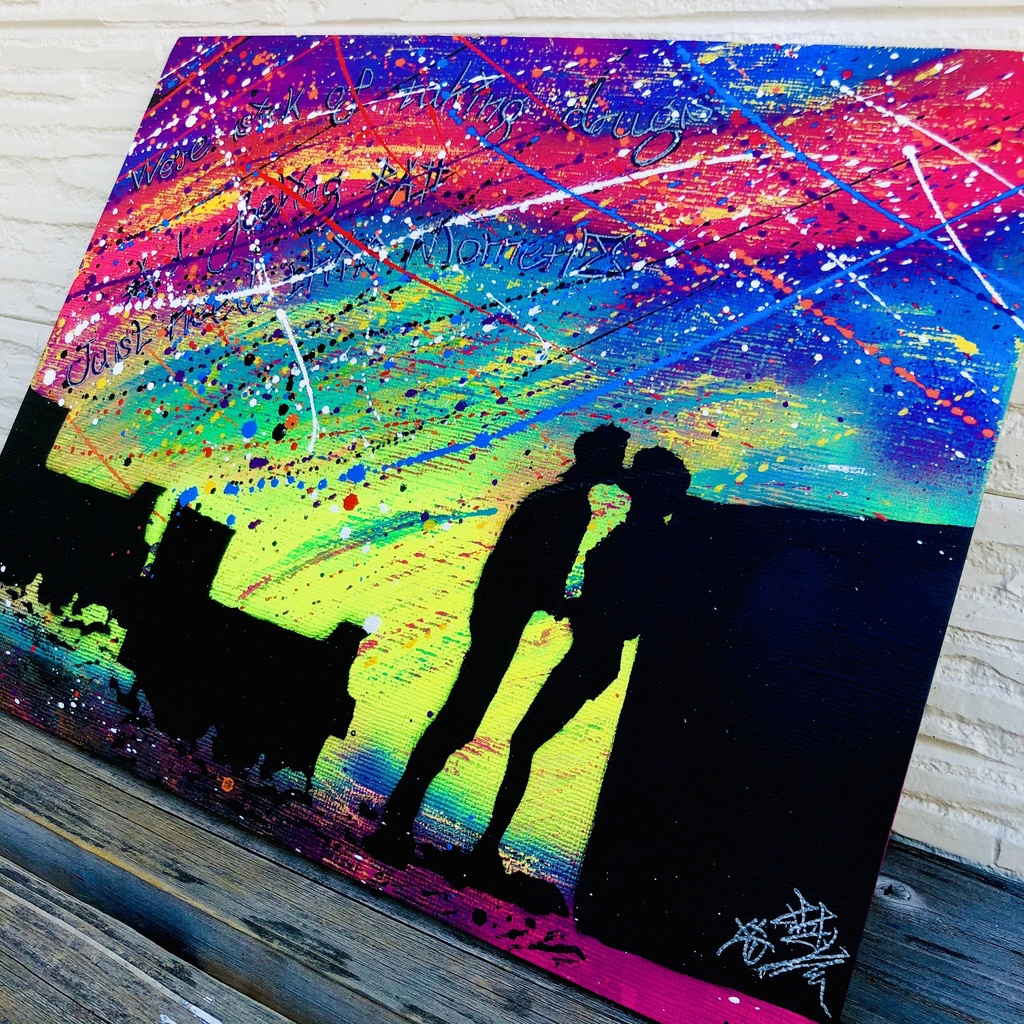 ✖︎キャンバス画✖︎『FALLiNG DOWN』