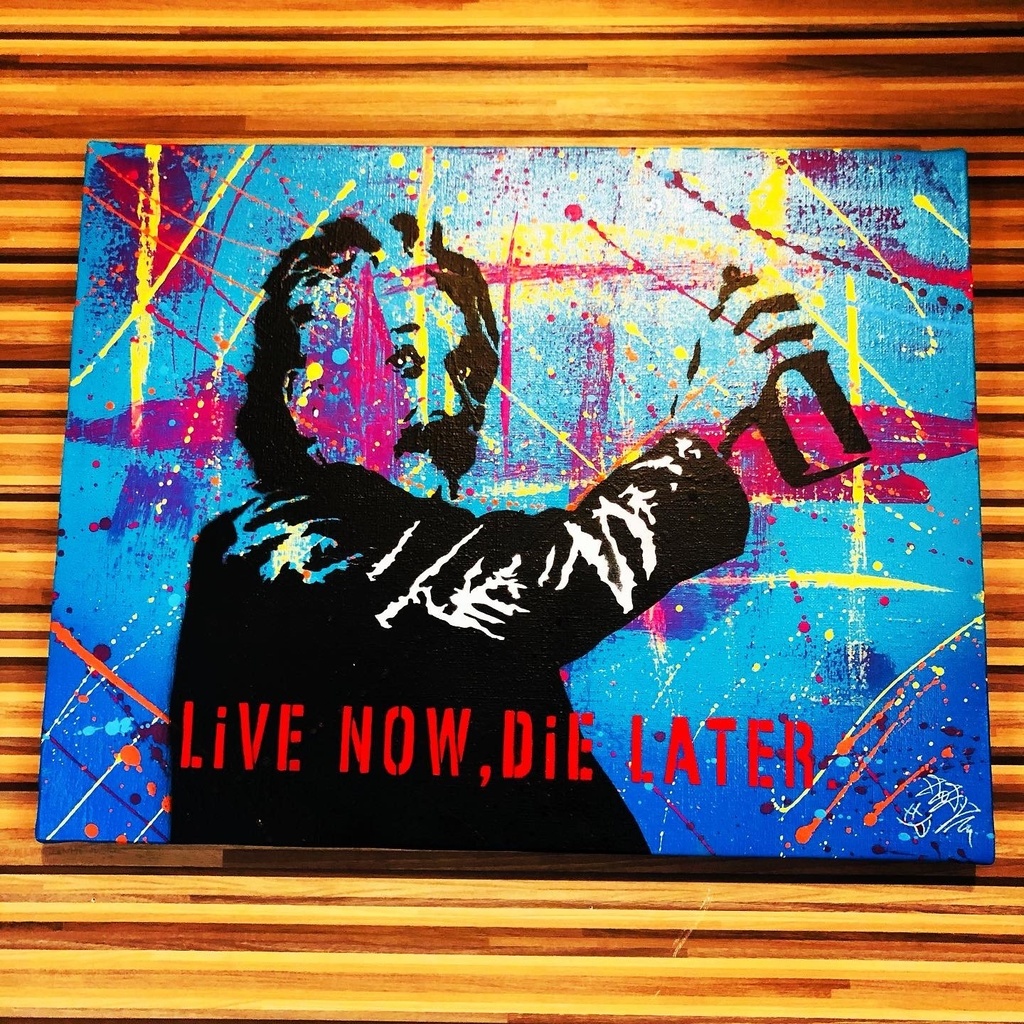 ✖︎キャンバス画✖︎『LiVE NOW, DiE LATER』ⅱ