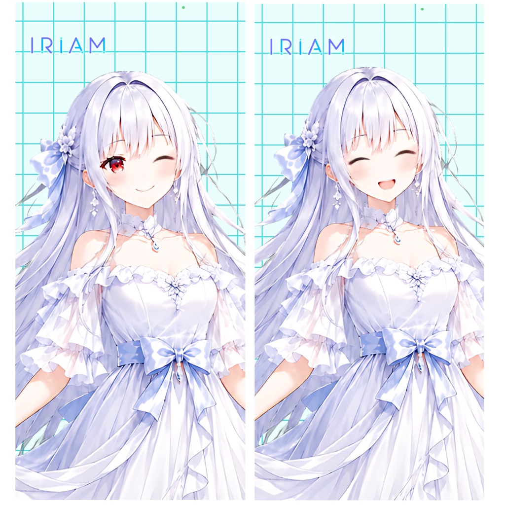 【IRIAM立ち絵・豪華3点セット】白い蝶のお姫様