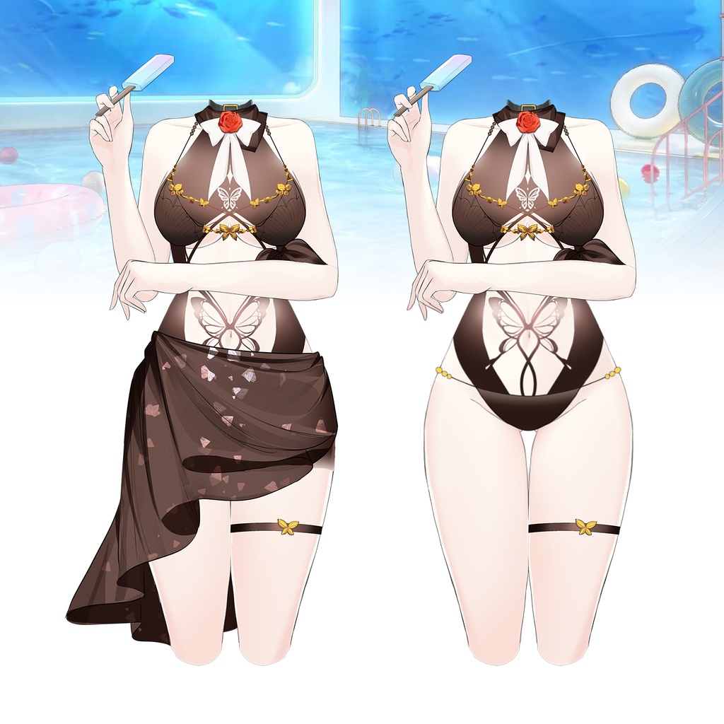 【Vts】【VTuber向け】【怡情】Vtuber新作衣装/ダイナミックVTSペンダントセット