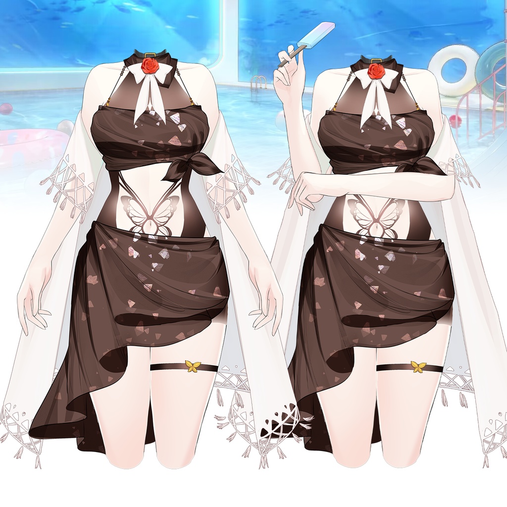 【Vts】【VTuber向け】【怡情】Vtuber新作衣装/ダイナミックVTSペンダントセット