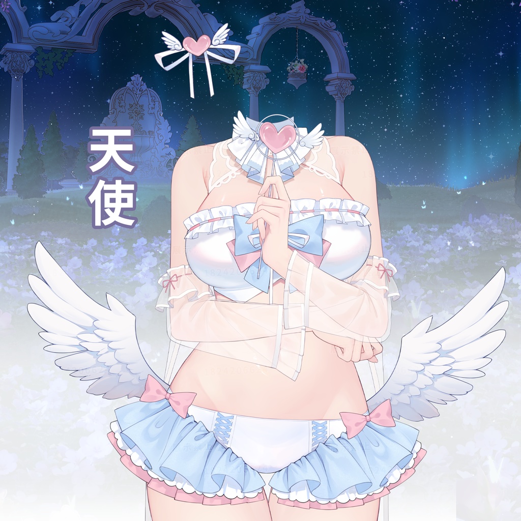 【天使悪魔】VTSダイナミック衣装ペンダント/Vtuber新衣装