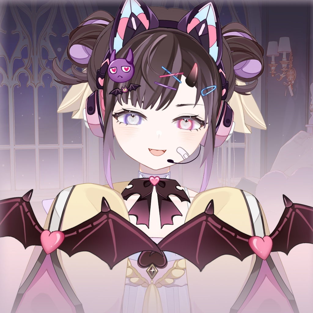 【Vts】【VTuber向け】【ライブui】【Live 2D】コンプリートセットにはui/ Vtb直販モデル『黒猫』少女モデル/Vtuber量販済完成品レザーケースが付属/Vtuber汎用モデル